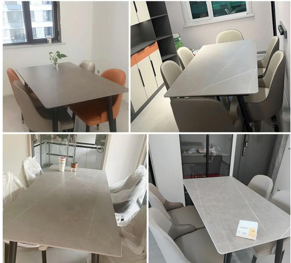 新品　引取限定　180cm セラミックダイニングテーブル　ホワイト