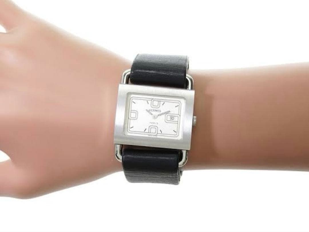 エルメス HERMES バレニア デイト 腕時計 美品 (生産終了モデル)
