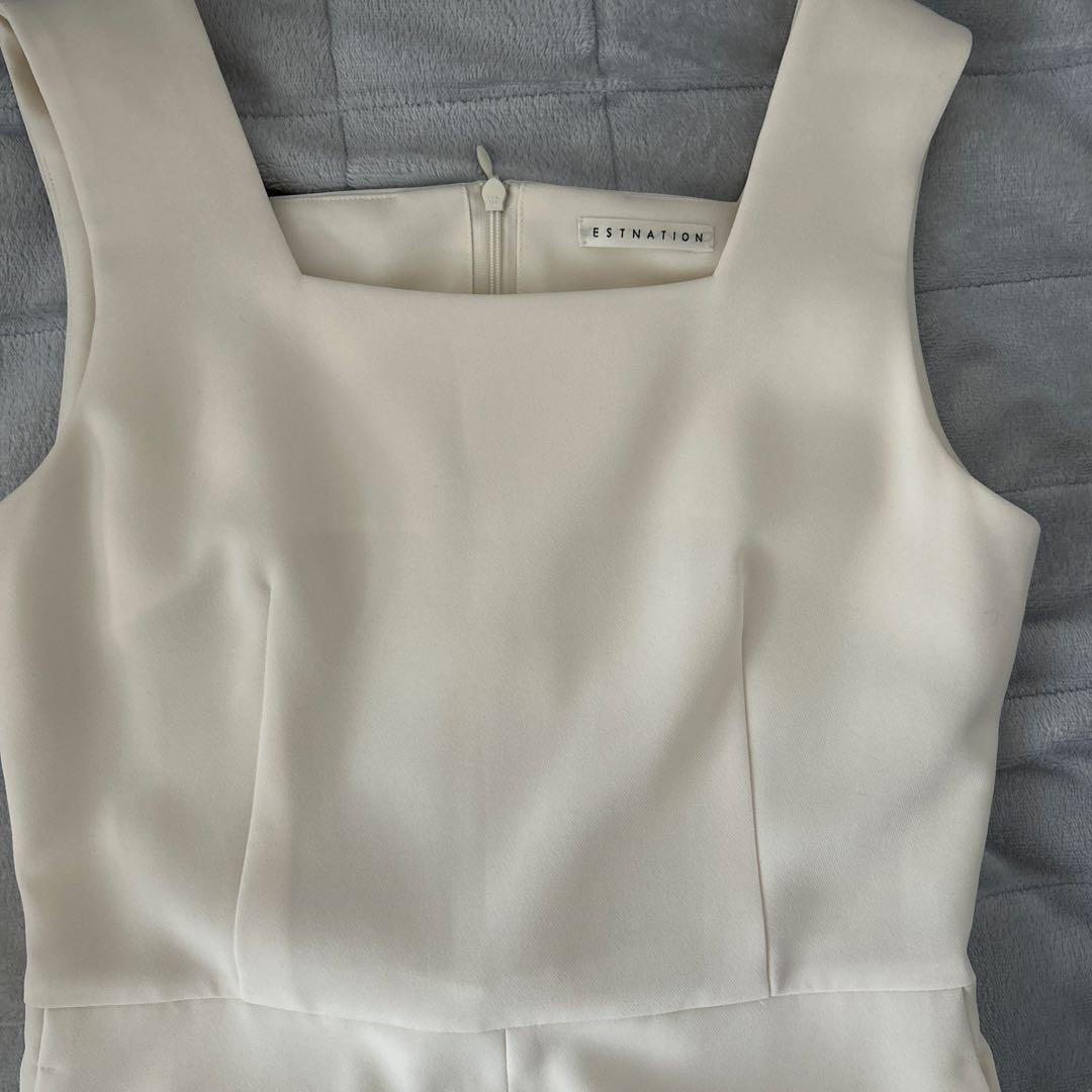 ESTNATION エストネーション スクエアネックオールインワン