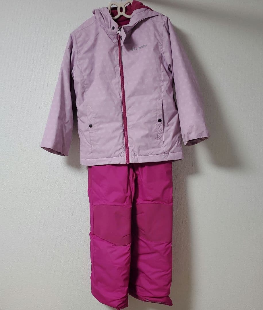 Columbia スキーウェアセット XS ピンク