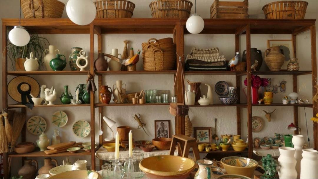 オランダ ヴィンテージ　オープンシェルフ　棚　両面