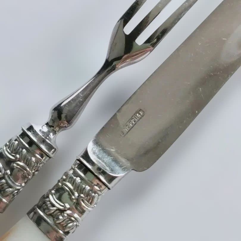 カトラリーセット①　マザーオブパール　白蝶貝　アンティーク　ビンテージ