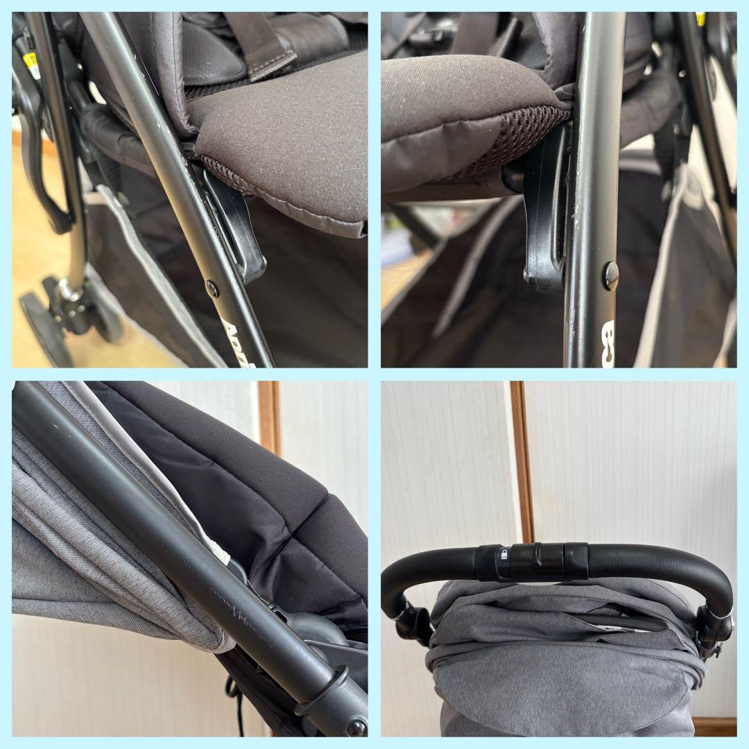 【美品❣️送料無料】 Aprica ベビーカー ラクーナエアー コンパクト AB⭐︎