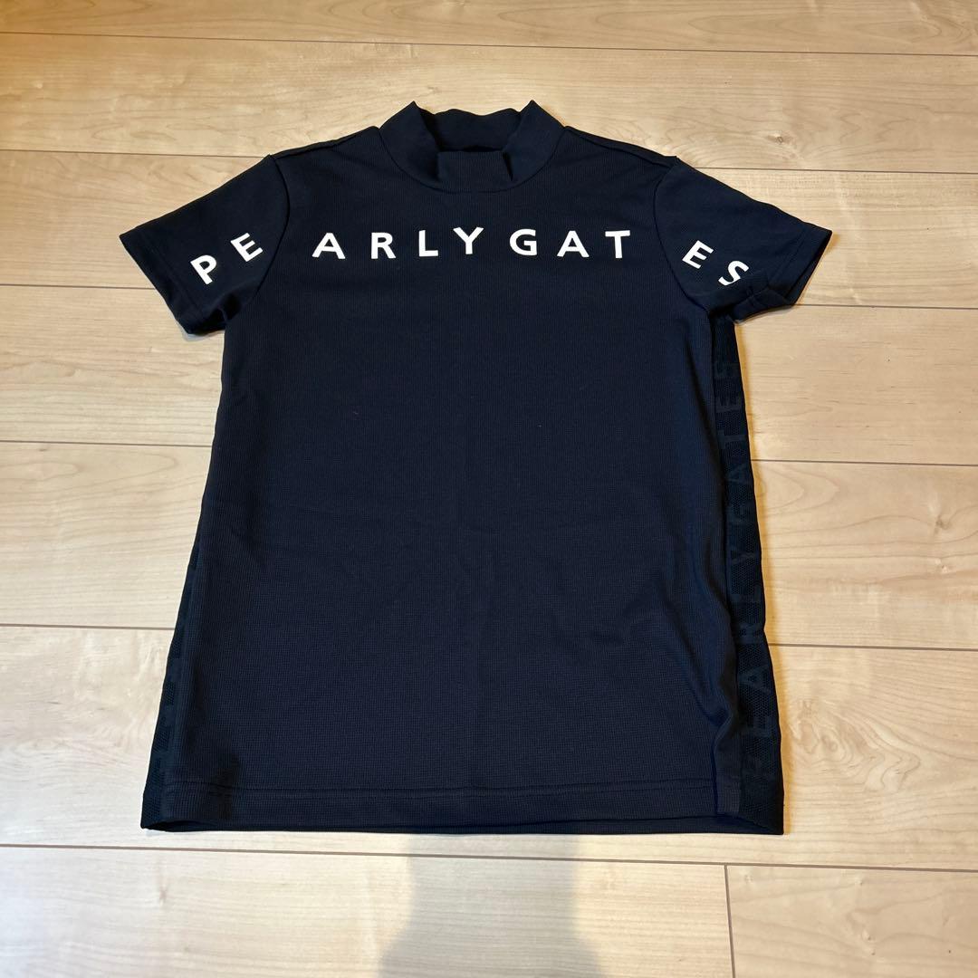 パーリーゲイツモックネック（ブラック×ピンク）