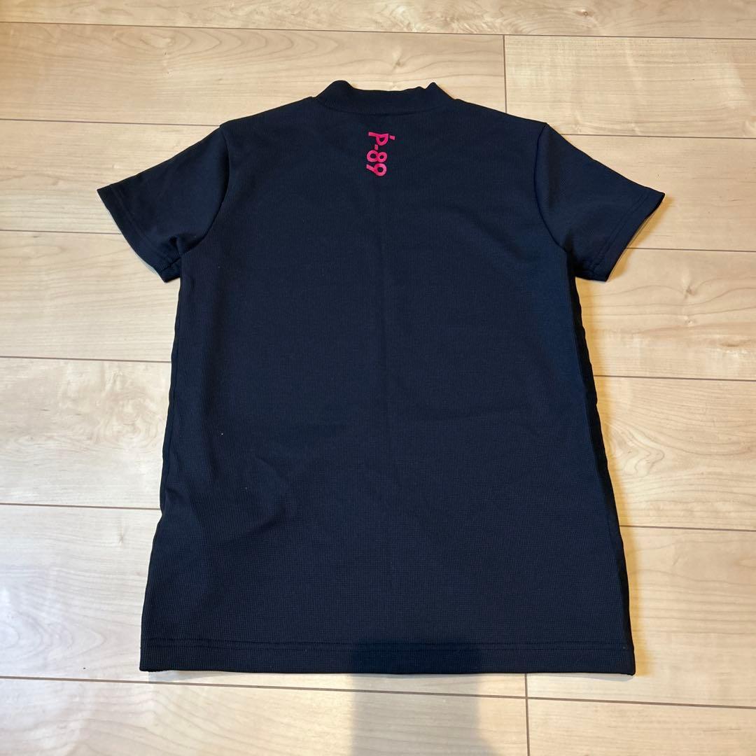 パーリーゲイツモックネック（ブラック×ピンク）