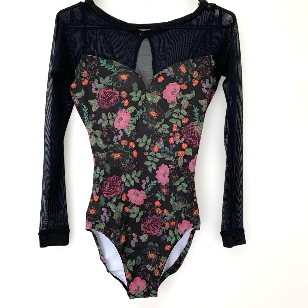 stina スティナ　レオタード　タイプＷ　ブラック