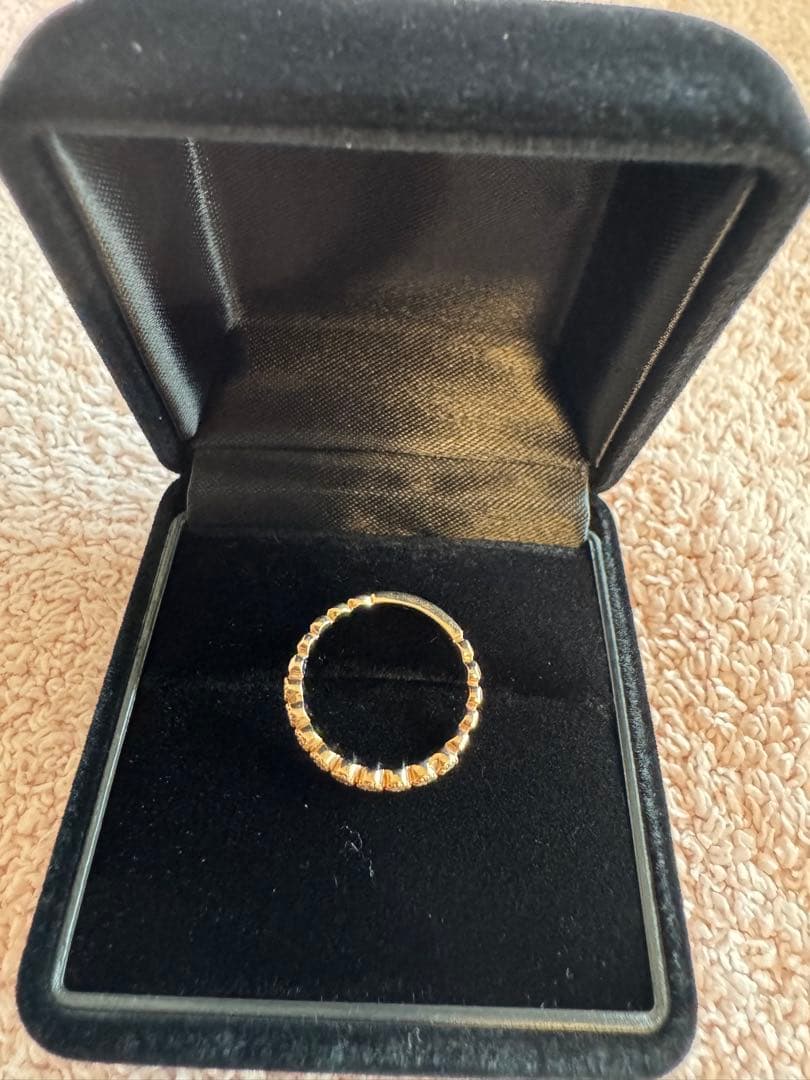 agete K10 フリルリング 5号