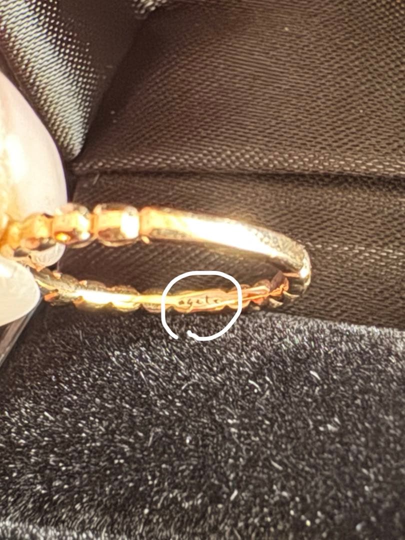 agete K10 フリルリング 5号