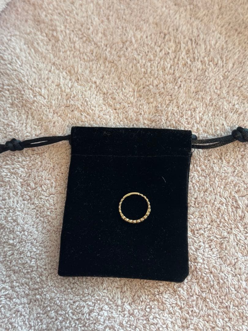 agete K10 フリルリング 5号