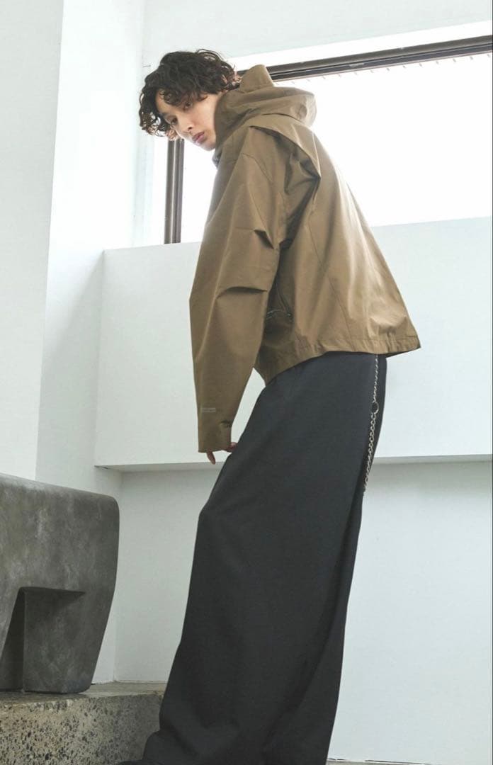 【www様】　オープニングアクト　フィッシングシェルジャケット　カーキブラウン