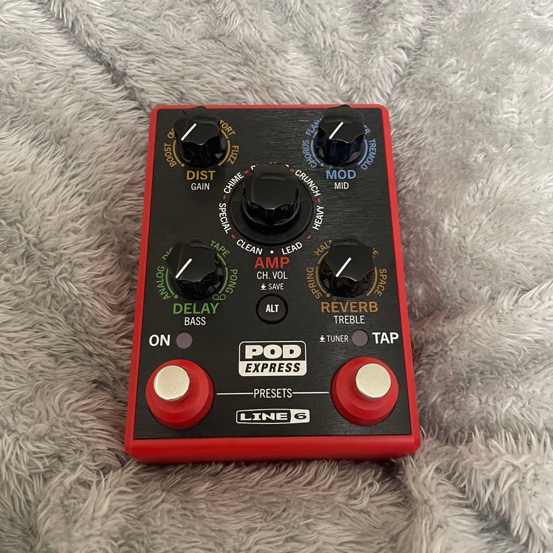 純正DCアダプター付 LINE 6 POD EXPRESS + DC-1G