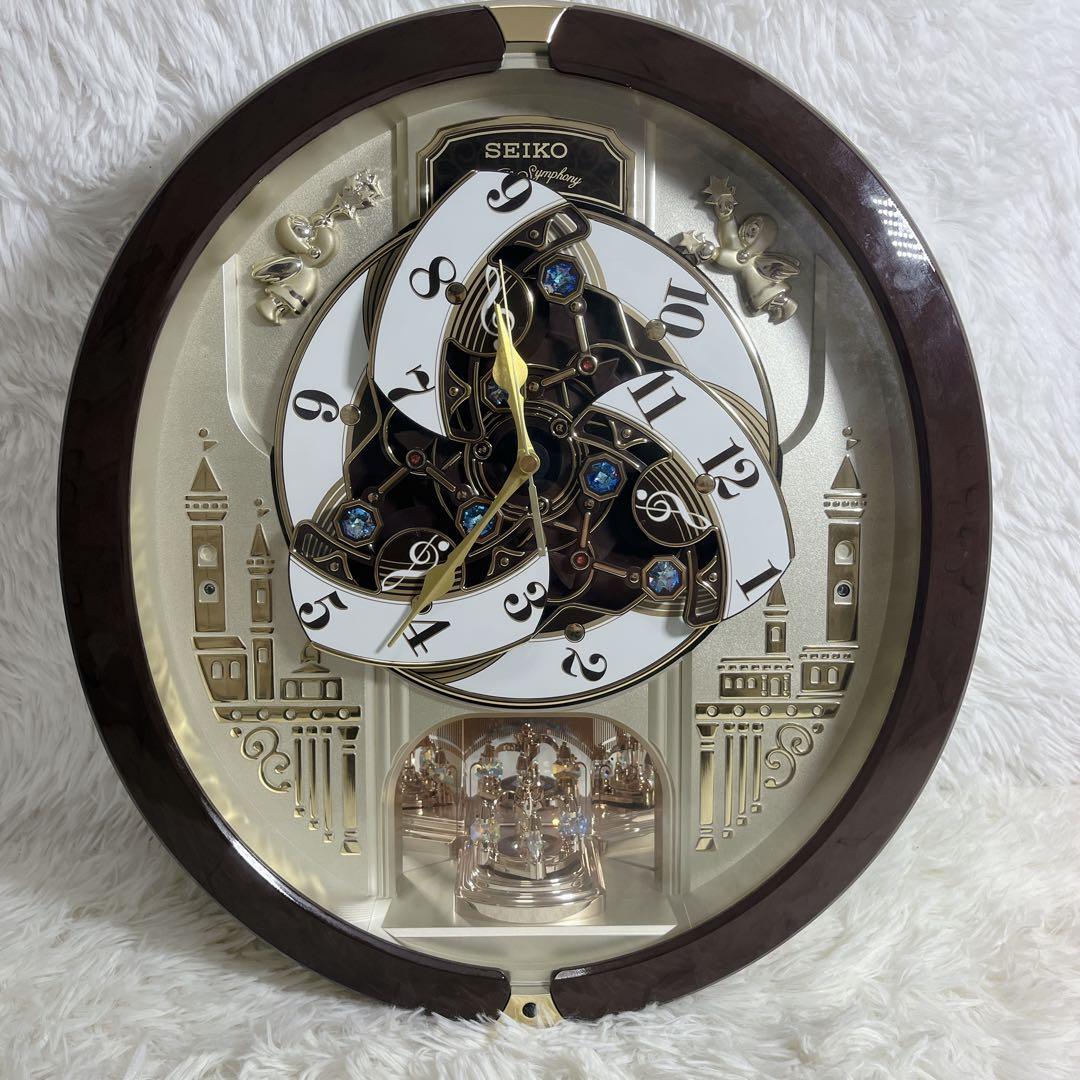 yamamotoSEIKO RE579B からくり時計 壁掛け時計