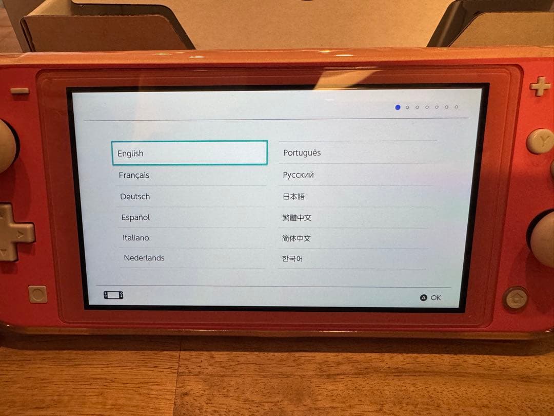 お値打ち価格！Nintendo Switch Lite コーラル　箱あり