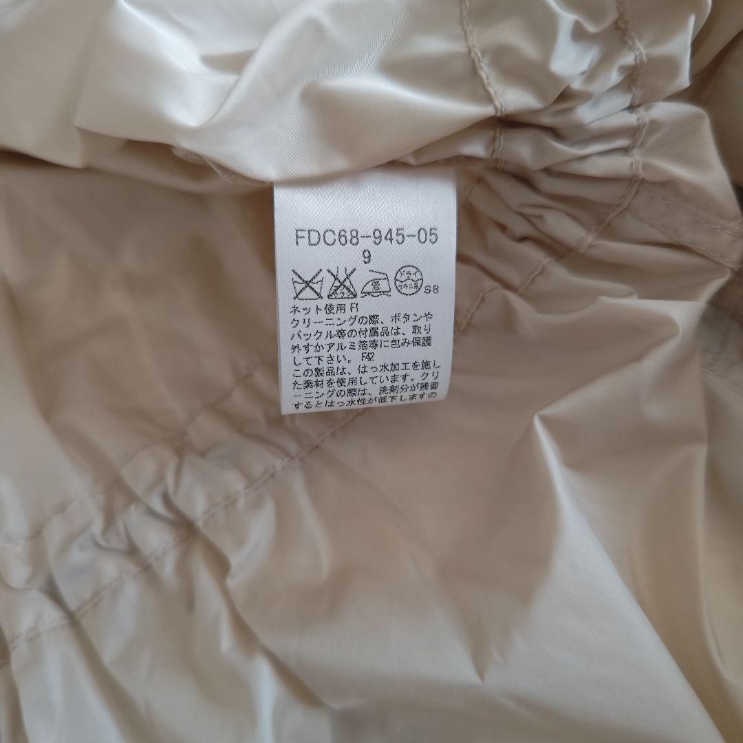 【メガチェック/はっ水】バーバリーロンドン　スプリングコート　ベージュ　ナイロン