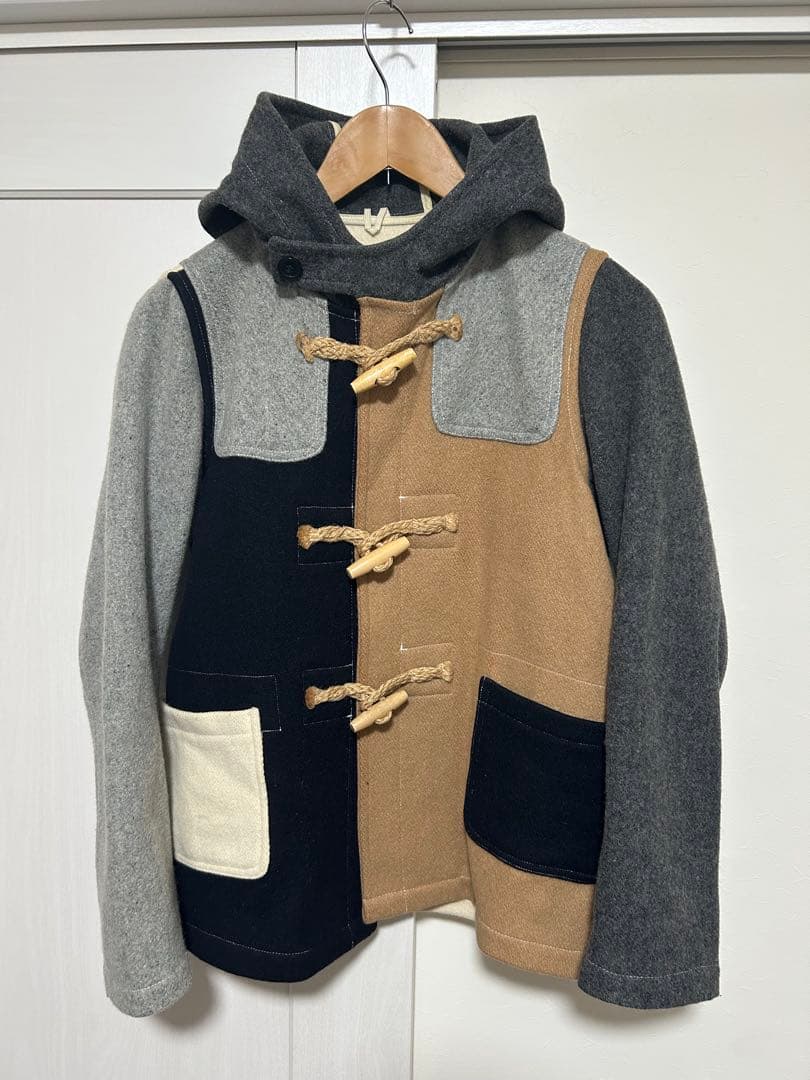 FIDELITY×BEAMS BOY ダッフルコート マルチカラー