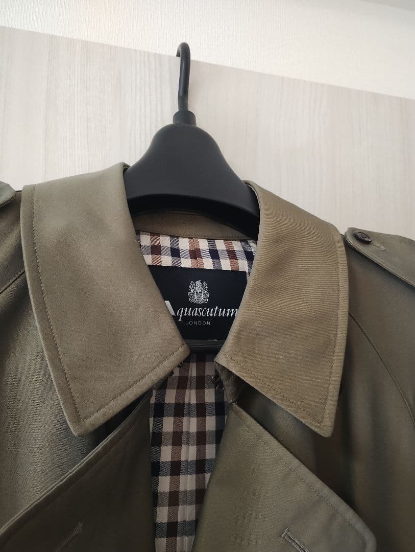 aquascutum トレンチコート