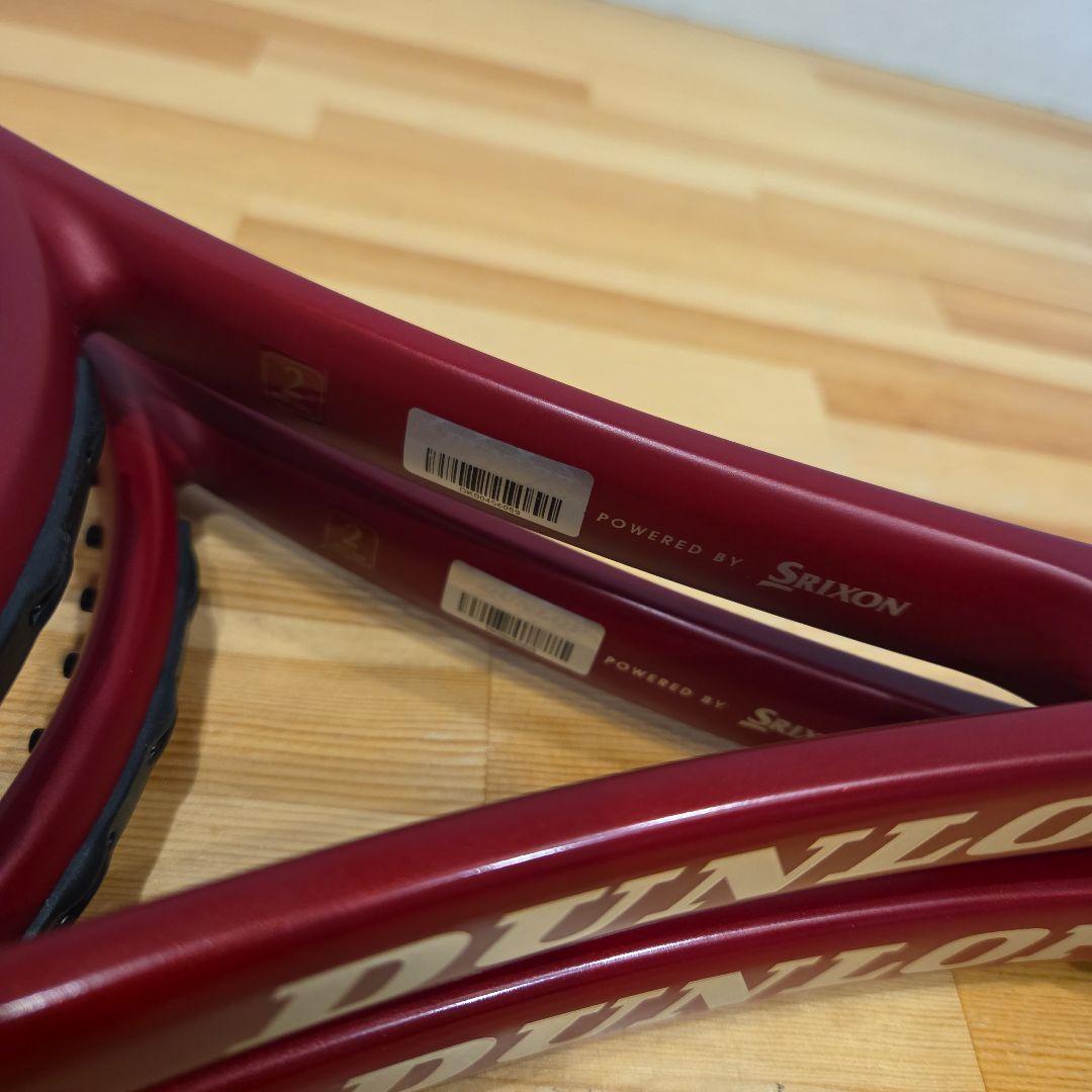 美品　保証書付き　DUNLOP CX200 ラケット 2本セット