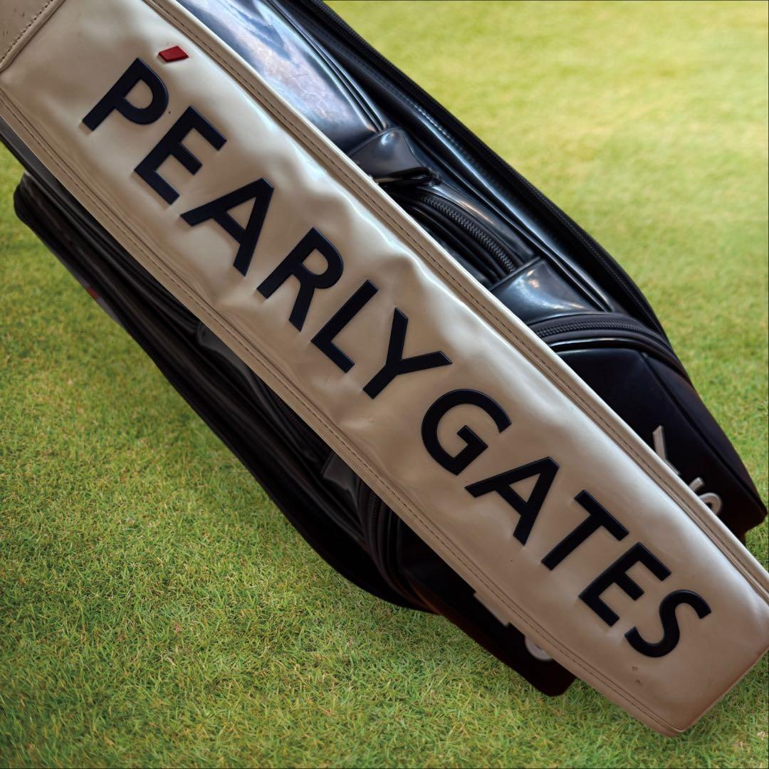 パーリーゲイツ　キャディバッグ　トーナメントモデル　紺　ネイビー　9.5型