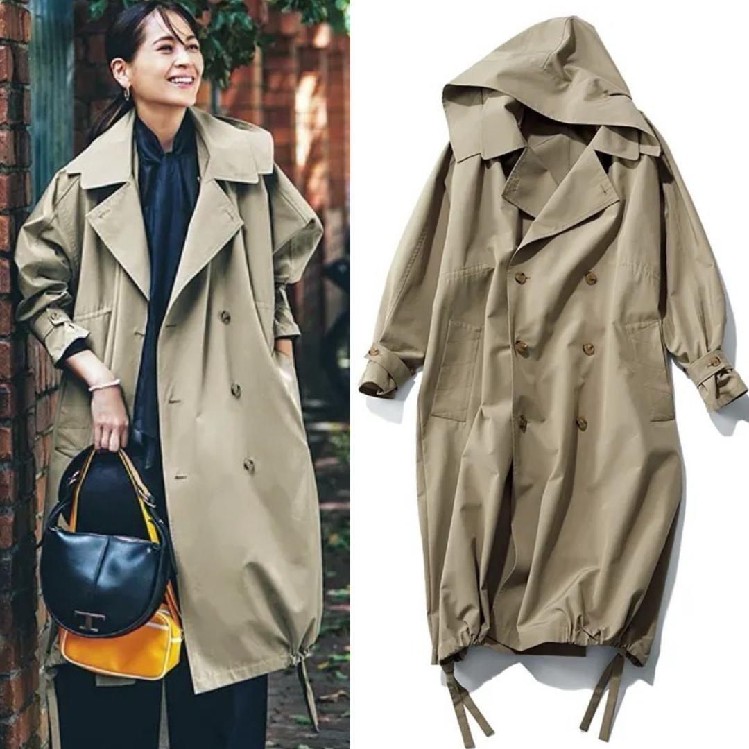 未使用 VACHEMENT×Chaos フード トレンチコート VERY掲載品