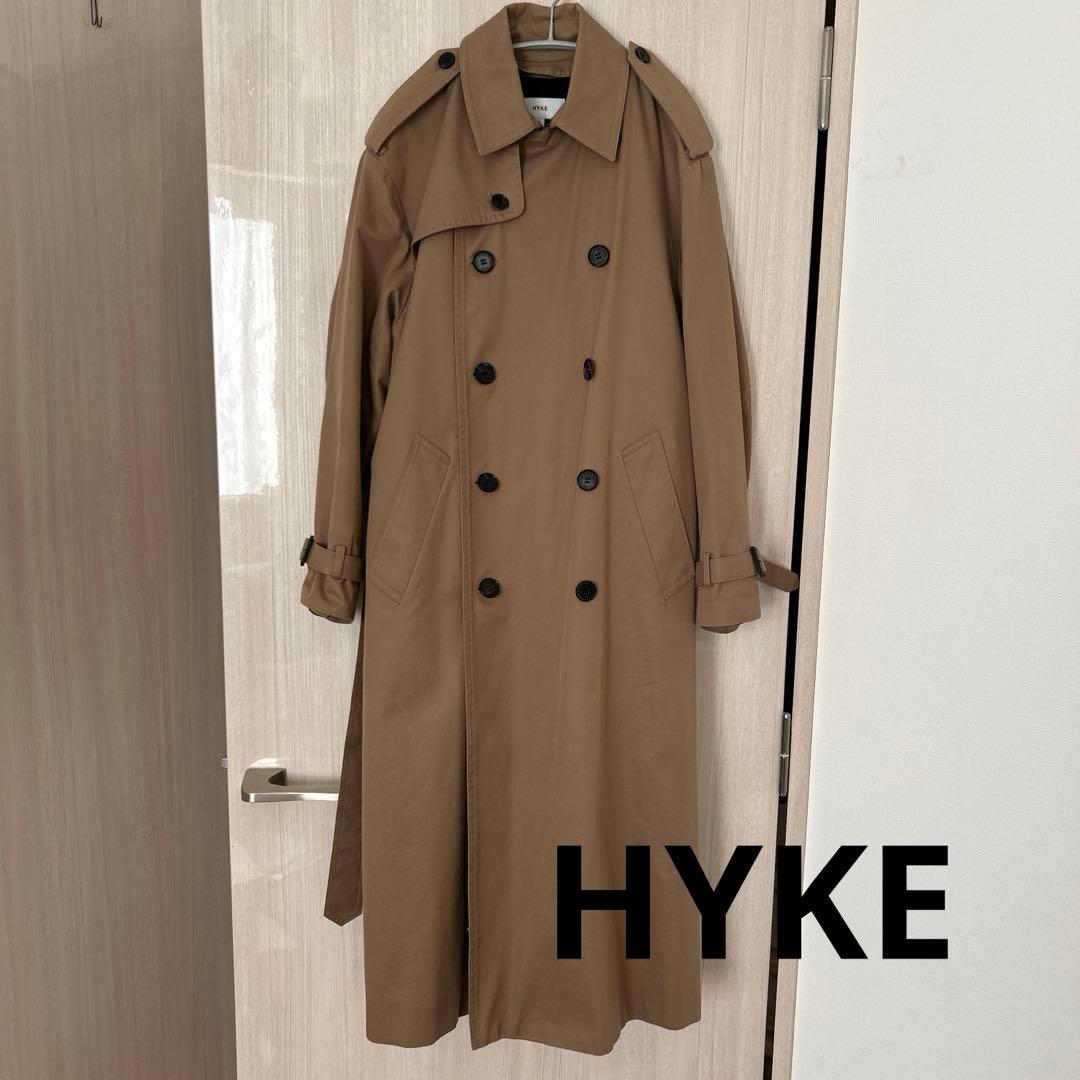 HYKE ベージュ トレンチコート サイズ2