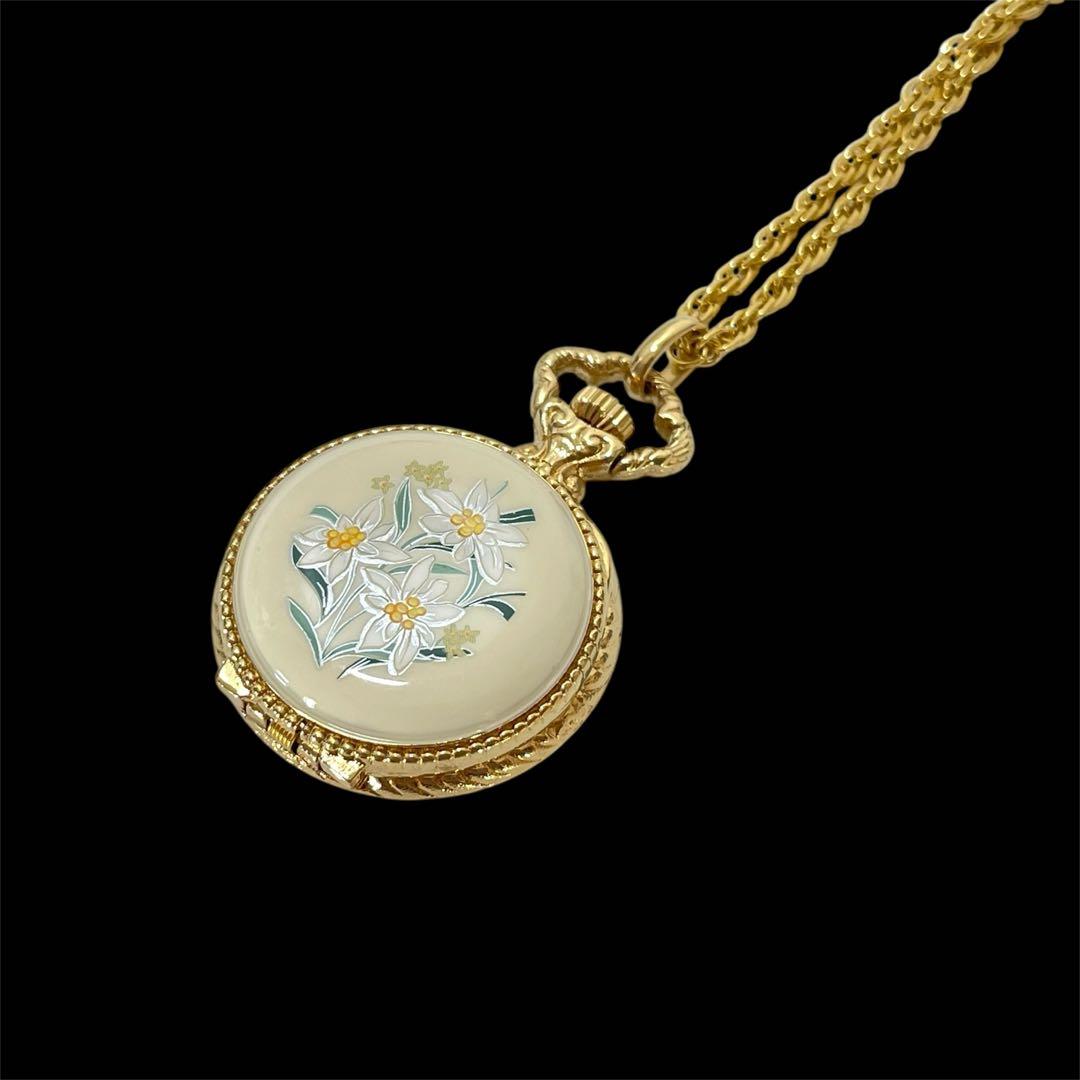 【時計部分不動】Andre Mouche アンドレムッシュ ペンダントウォッチ