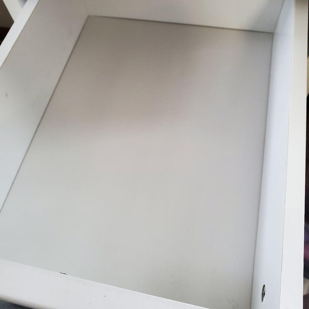 送料込み佐藤産業ANRI デスクドレッサー ホワイト(1/2 ドレッサーのみ)