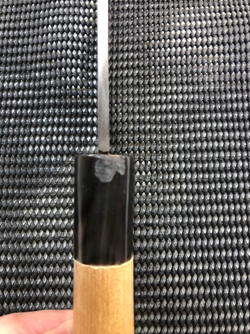 寿司切り包丁 研ぎ済　堺正之 和包丁 特製正鋼 刃渡約23cm木製ハンドル