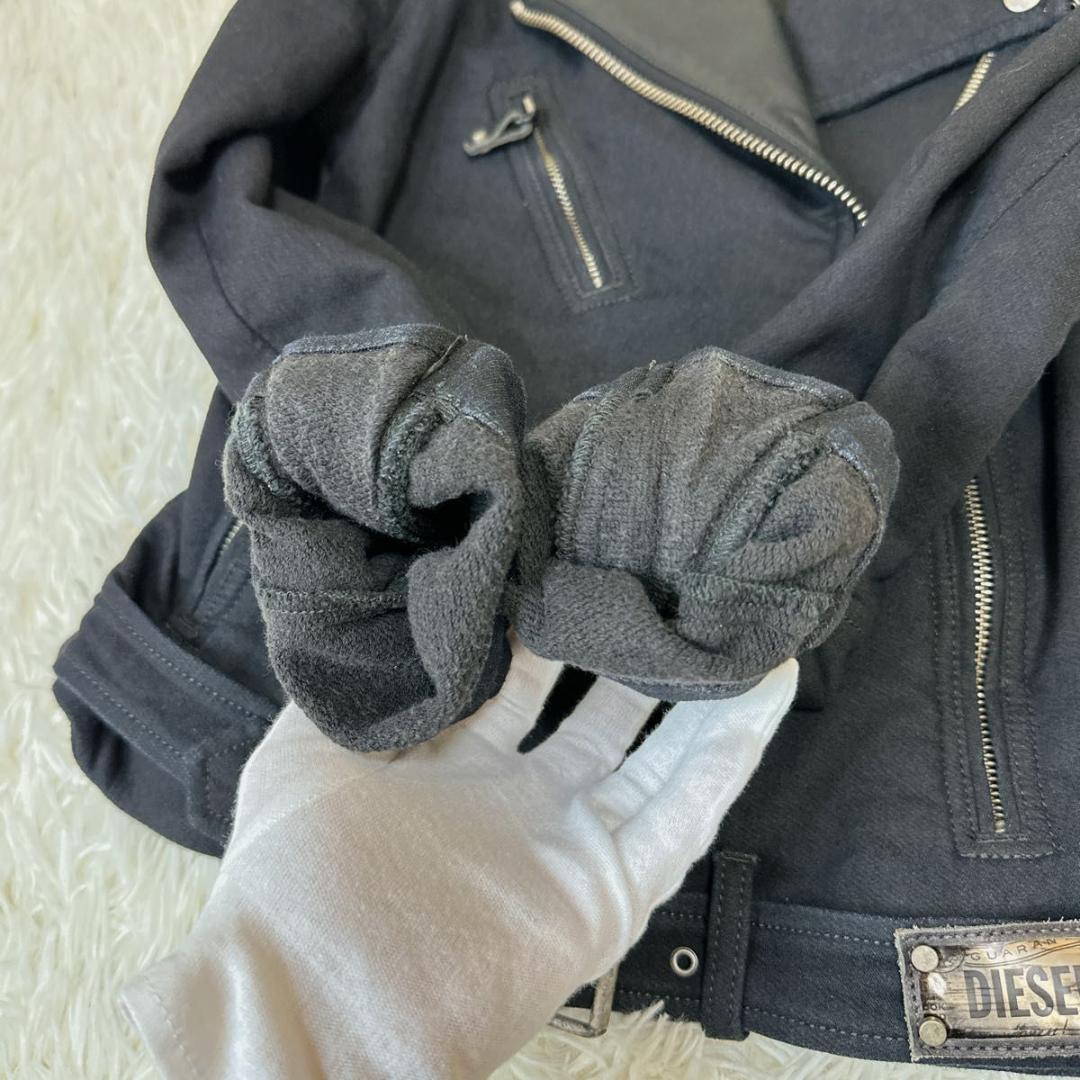 希少 DIESEL ジョグジーンズ 素材 ライダース Y2K ドクロ ハトメ