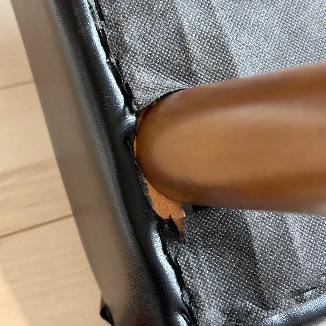 カリモク60 カフェチェア スタンダードブラック Kチェア 1シーター 木製脚