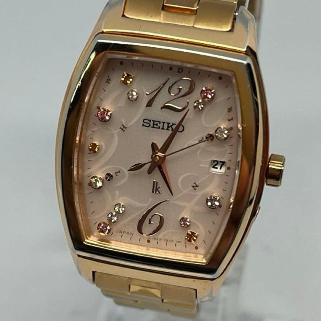 セイコー ルキア スワロフスキー ピンク 箱/枕/コマ4