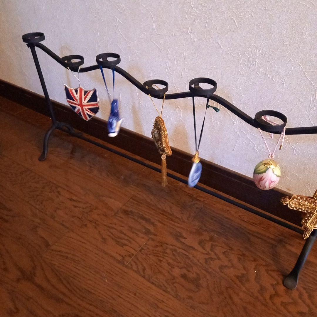 イギリスアイアンキャンドルスタンド