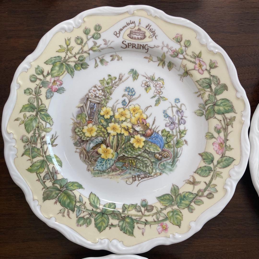 ロイヤルダルトン　Seasons Collection 春・夏・秋・冬4枚セット