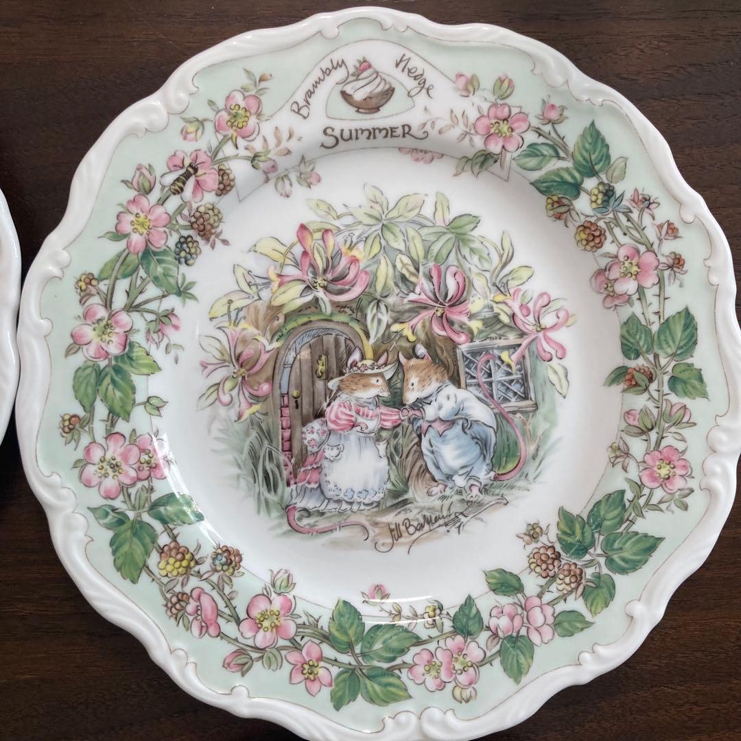 ロイヤルダルトン　Seasons Collection 春・夏・秋・冬4枚セット