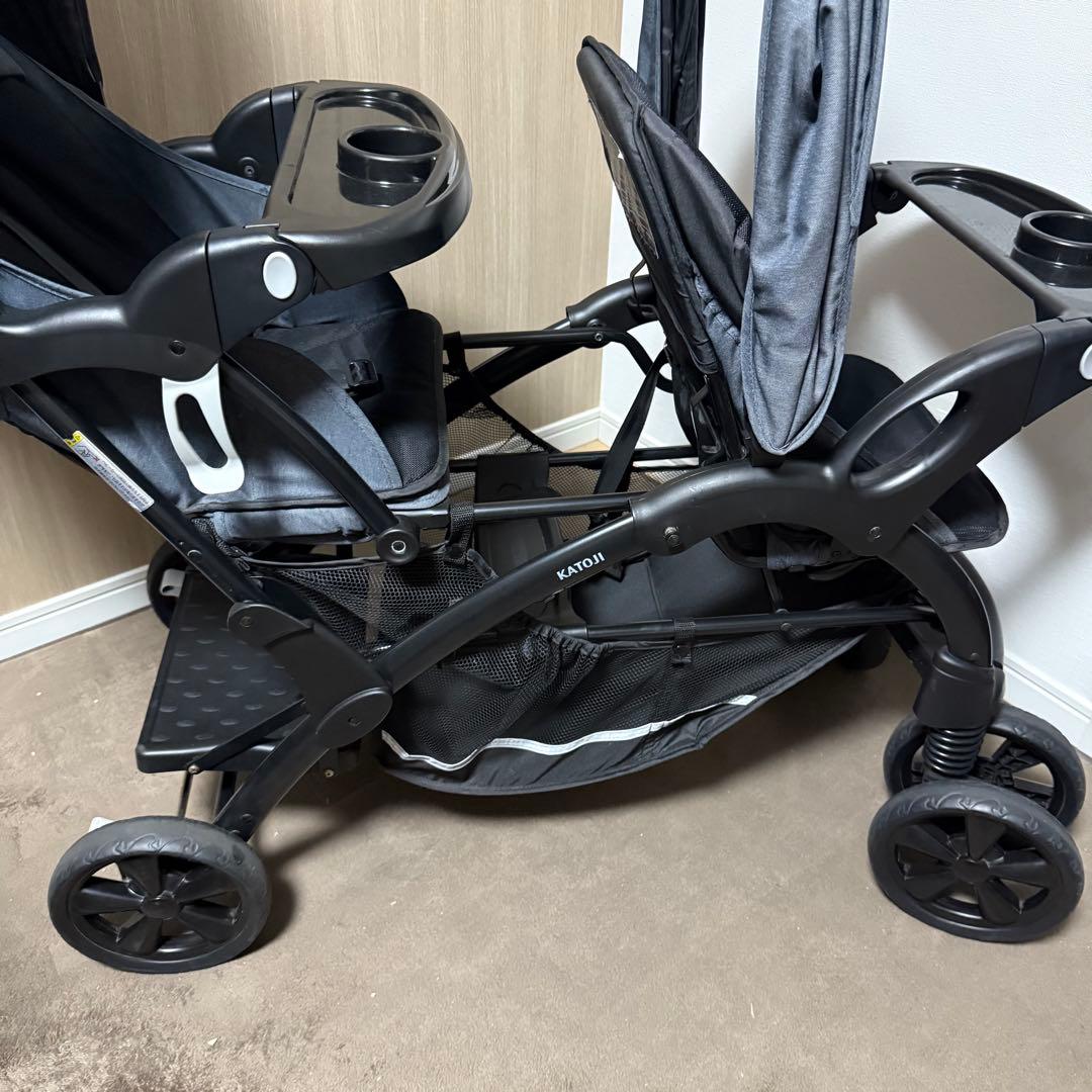 KATOJI カトージ　ふたりでGO　デラックス　2人で　二人乗りベビーカー