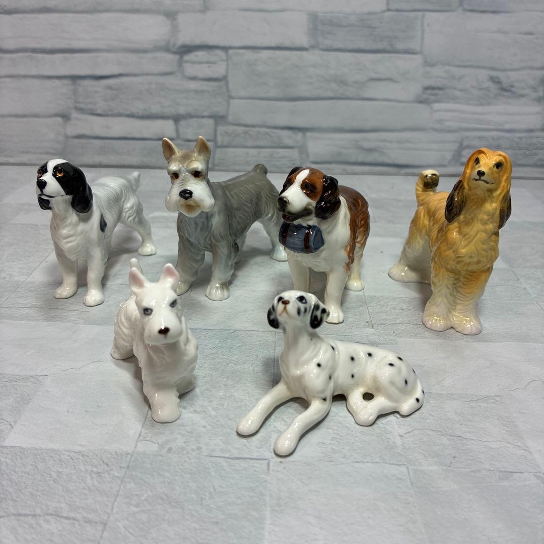 昭和 レトロ アンティーク 犬 陶器 フィギュア