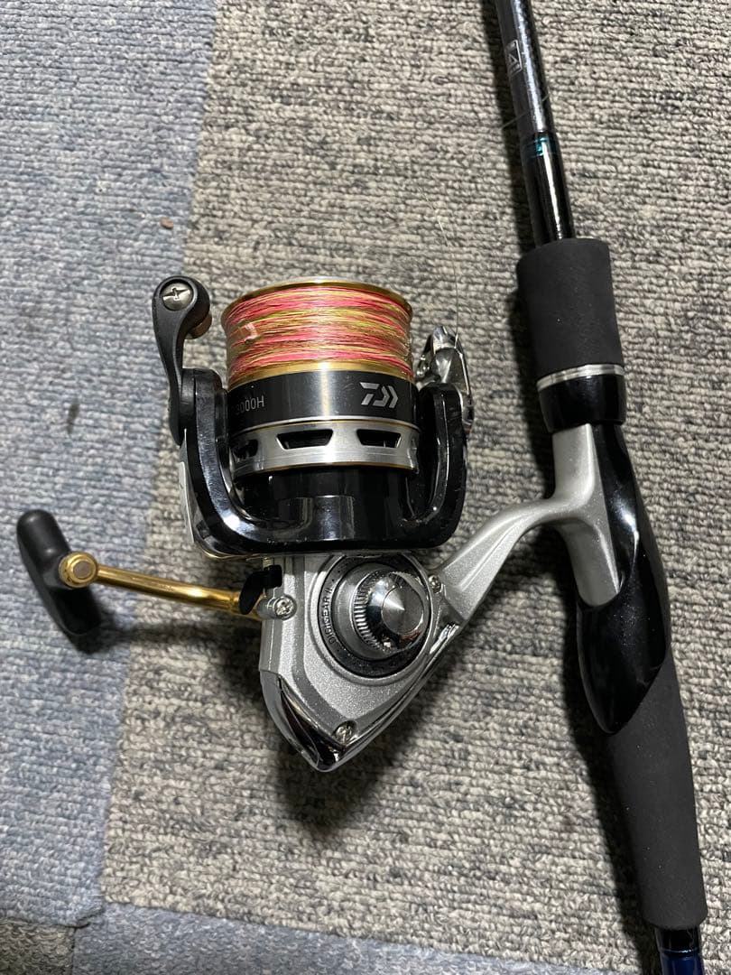 Daiwa ショアジギングロッドとリールセット　エギング、シーバス、アオリイカに