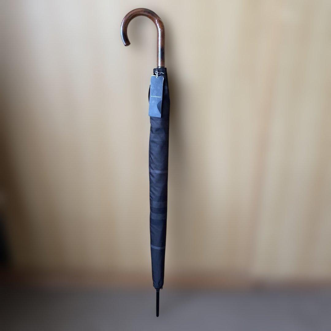 Burberry紳士長傘(未使用タグ付き)