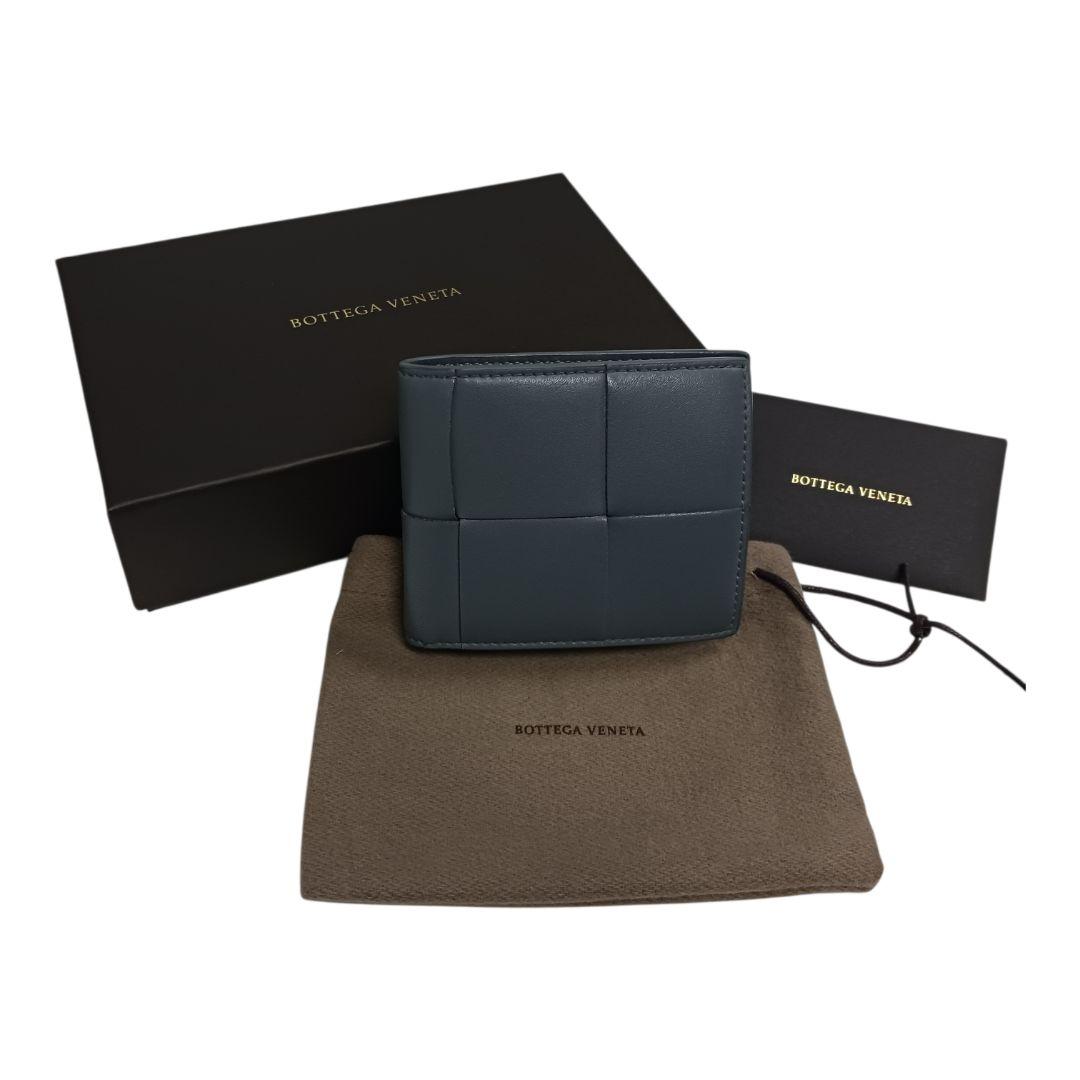 BOTTEGA VENETA カセット 二つ折り財布　グレー ボッテガヴェネタ
