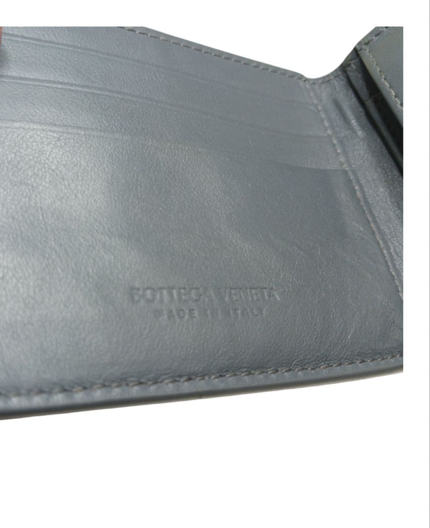 BOTTEGA VENETA カセット 二つ折り財布　グレー ボッテガヴェネタ
