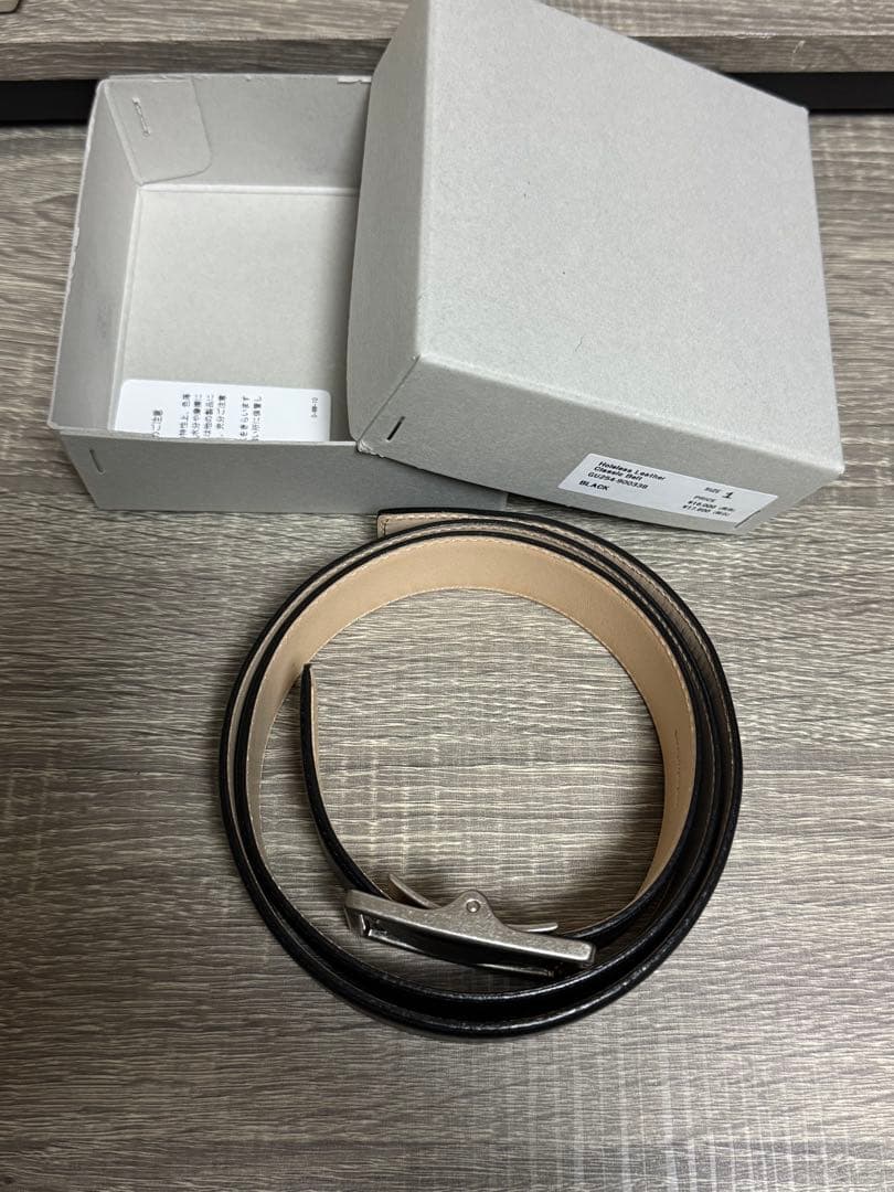 小物 Graphpaper Holeless Leather Classic Belt