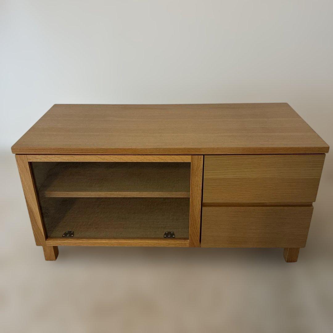 無印良品　木製AVラック　幅90cm