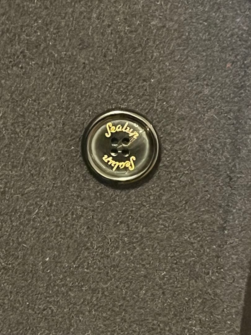 Sealup BEAMS F ステンカラーコート ネイビー