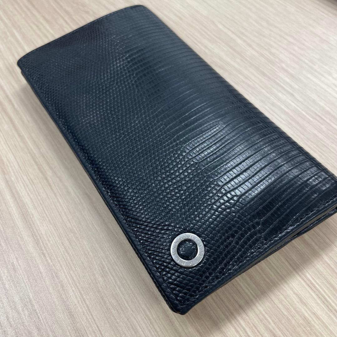【最終値下げ】BVLGARI 長財布 リザードスキン