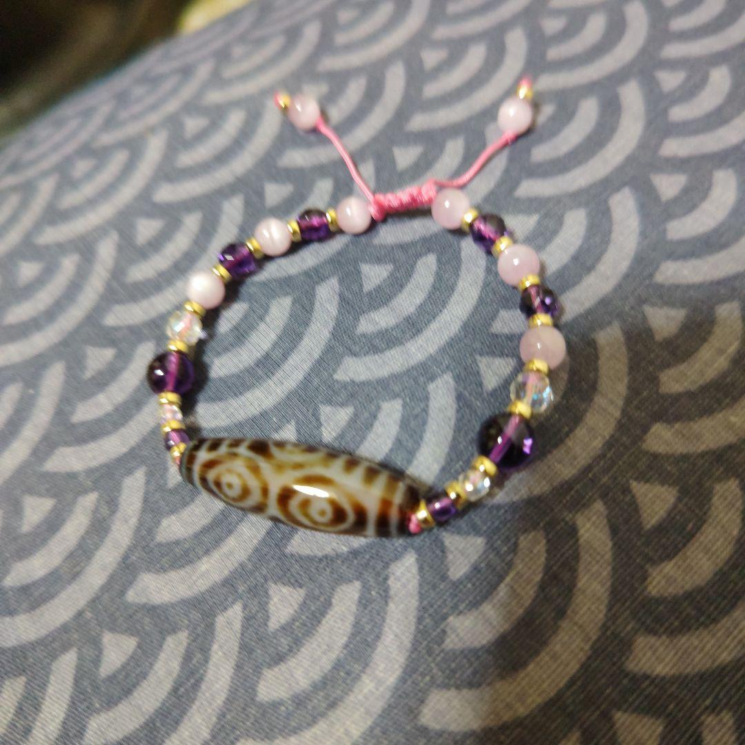 m*k様 龍眼天珠のブレスレット