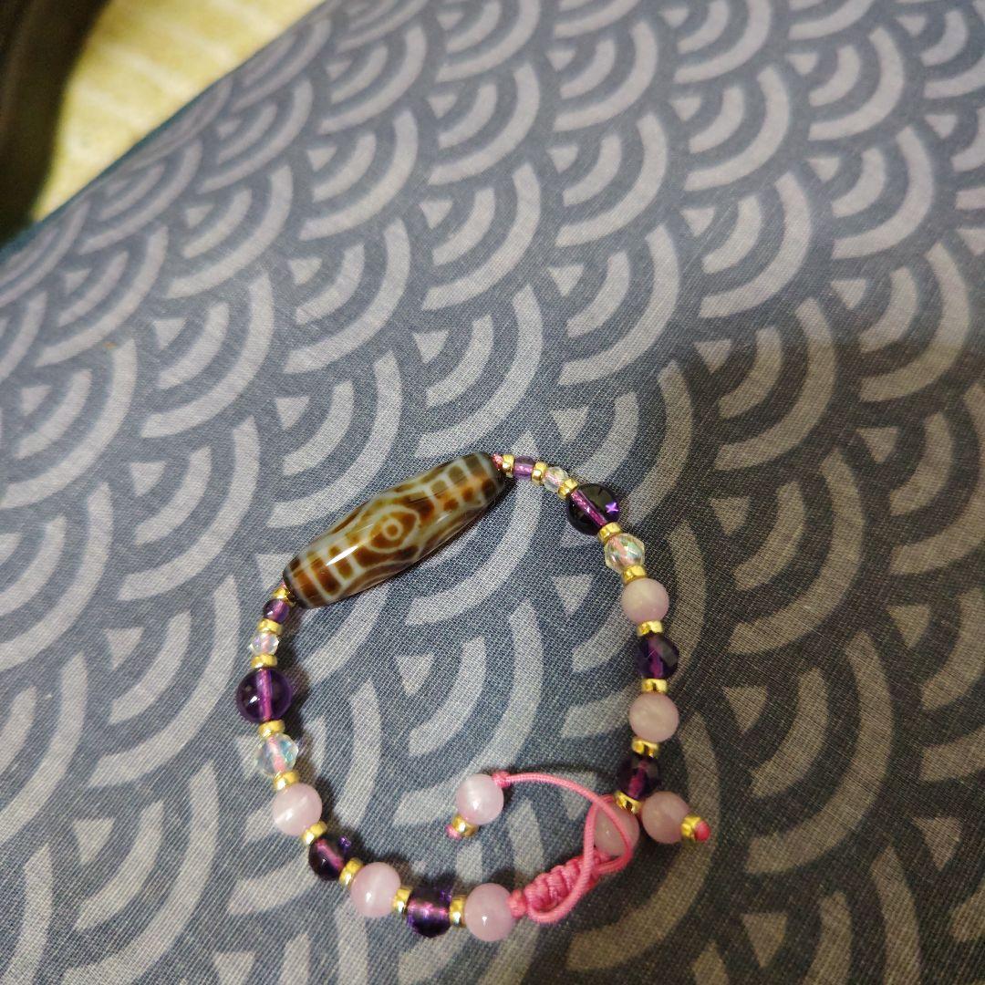 m*k様 龍眼天珠のブレスレット