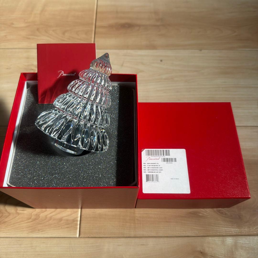 【新品　未使用品】バカラ　クリスマスツリー エンチャンティング