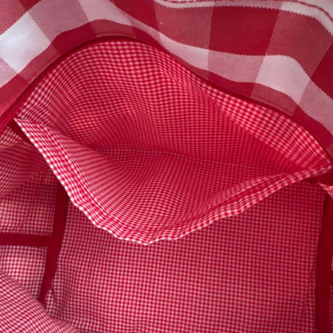 ファミリア70周年限定♡ギンガムチェックトートバッグ