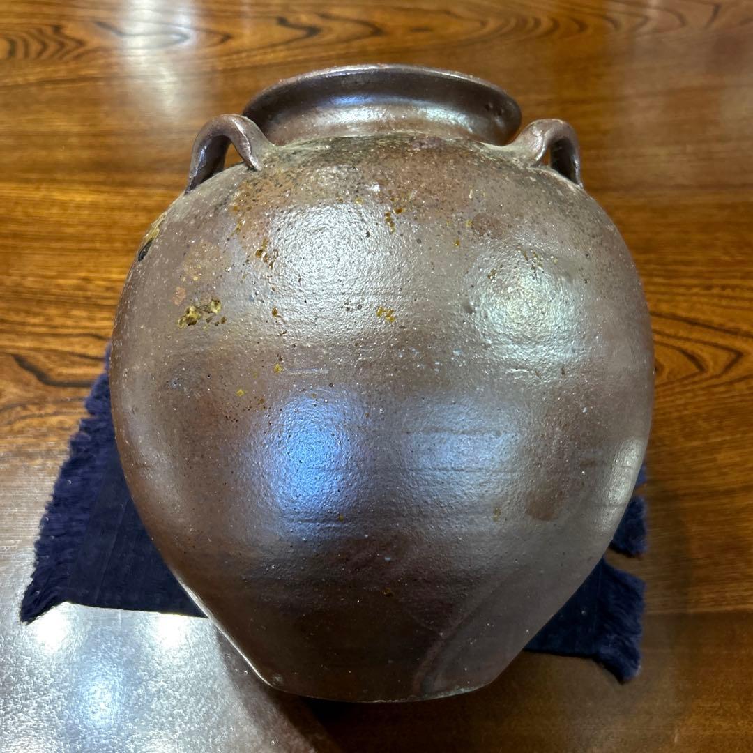 425【未使用美品】丹波立杭焼 花器 陶器 コレクション 伝統工芸 壺 甕