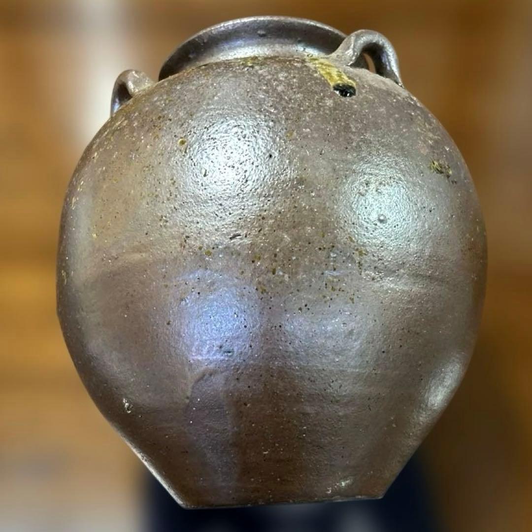 425【未使用美品】丹波立杭焼 花器 陶器 コレクション 伝統工芸 壺 甕