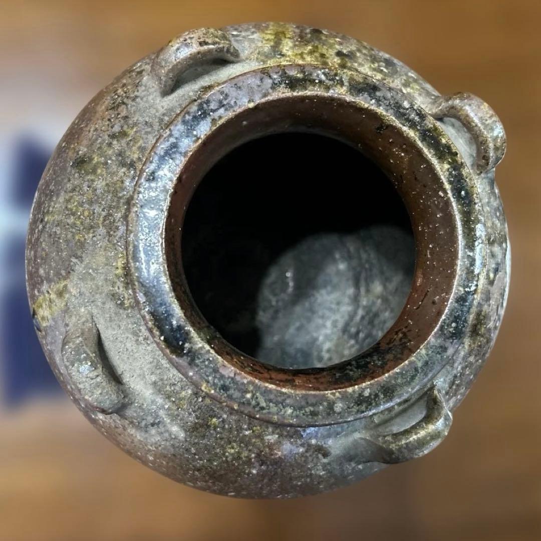 425【未使用美品】丹波立杭焼 花器 陶器 コレクション 伝統工芸 壺 甕